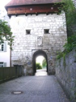 The gate to the lake